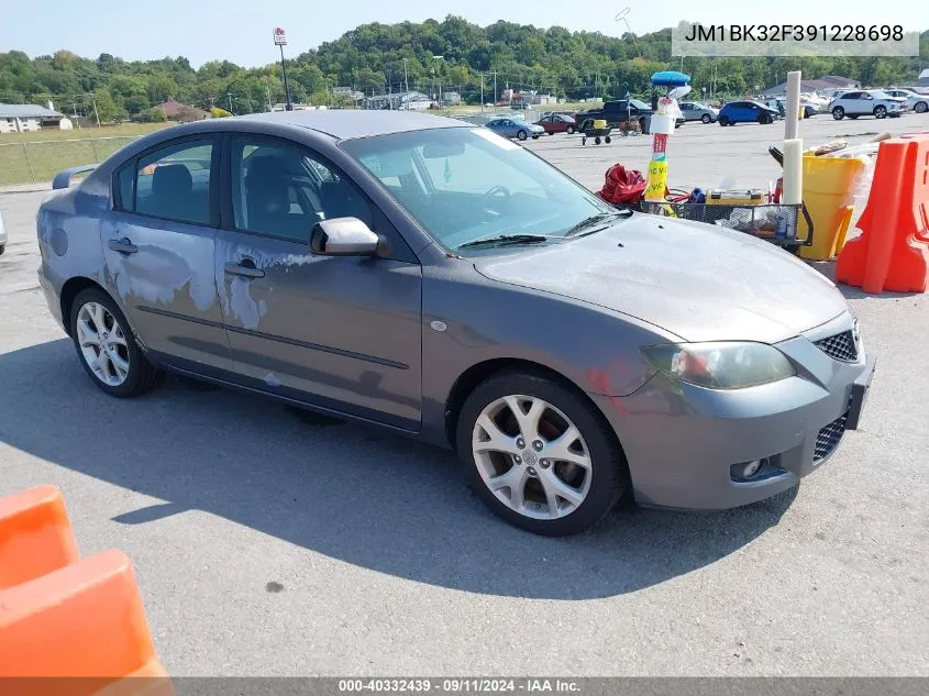 2009 Mazda Mazda3 I VIN: JM1BK32F391228698 Lot: 40332439