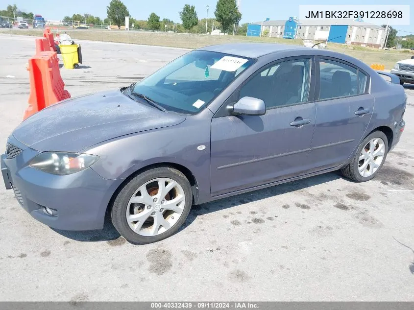 JM1BK32F391228698 2009 Mazda Mazda3 I