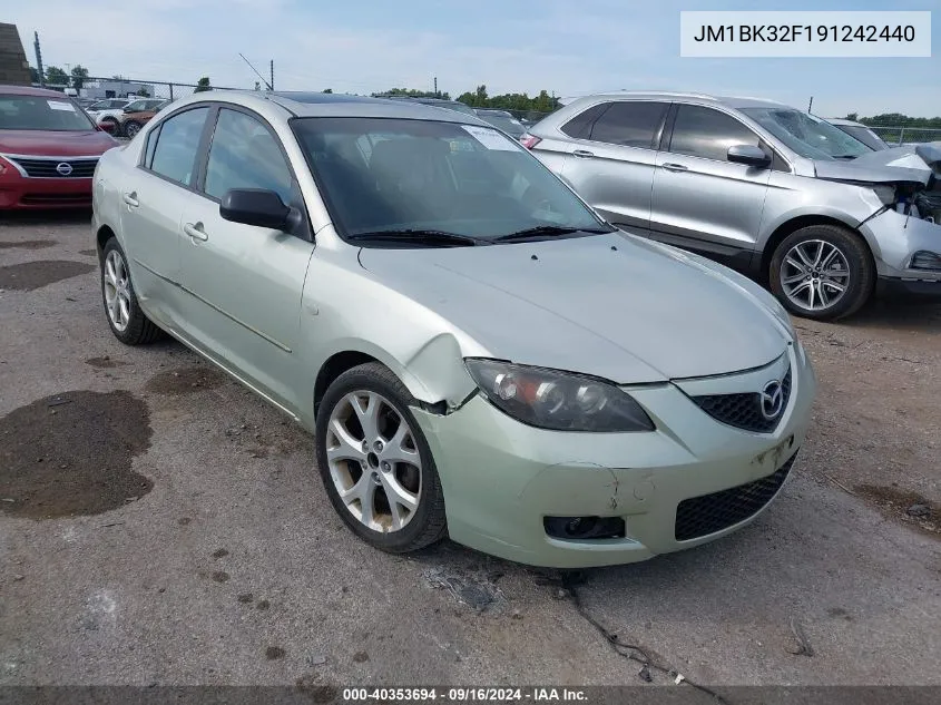 2009 Mazda Mazda3 I VIN: JM1BK32F191242440 Lot: 40353694