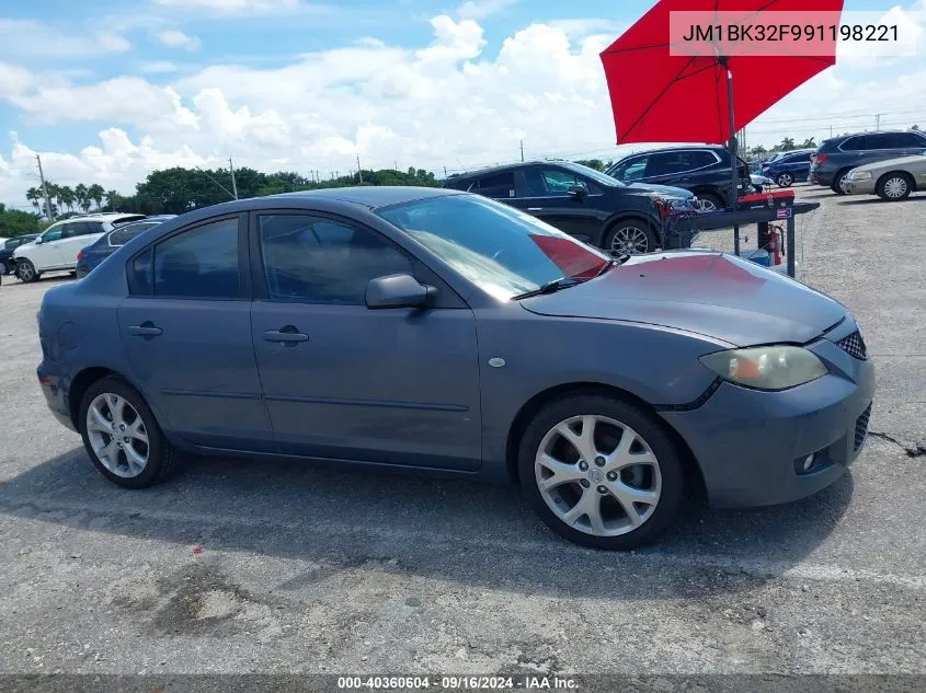 2009 Mazda Mazda3 I VIN: JM1BK32F991198221 Lot: 40360604