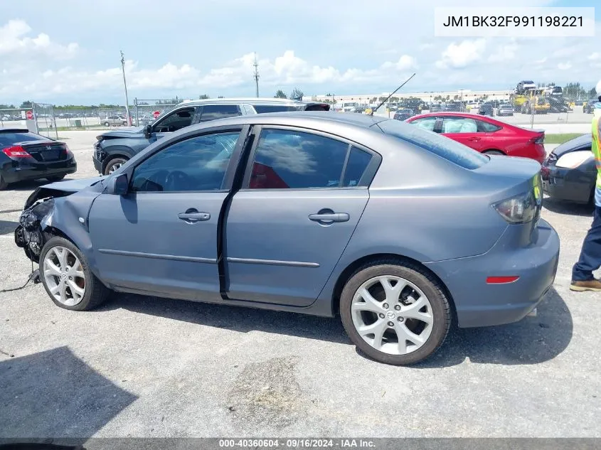 2009 Mazda Mazda3 I VIN: JM1BK32F991198221 Lot: 40360604