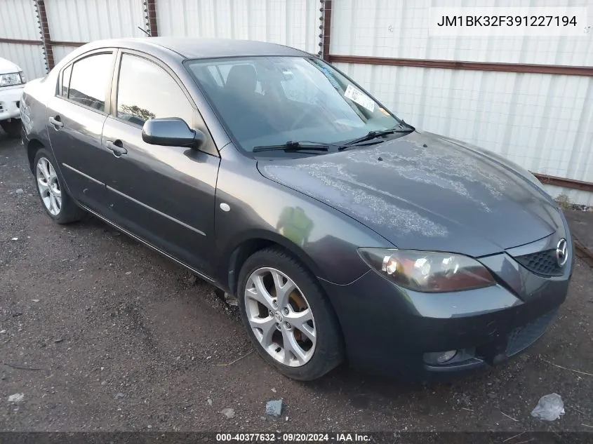 JM1BK32F391227194 2009 Mazda Mazda3 I