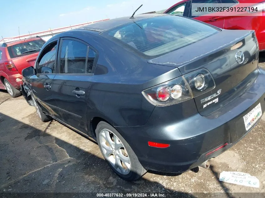 2009 Mazda Mazda3 I VIN: JM1BK32F391227194 Lot: 40377632