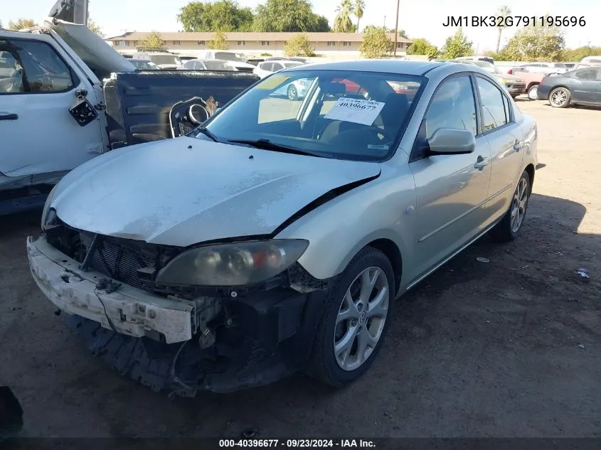 2009 Mazda Mazda3 I VIN: JM1BK32G791195696 Lot: 40396677