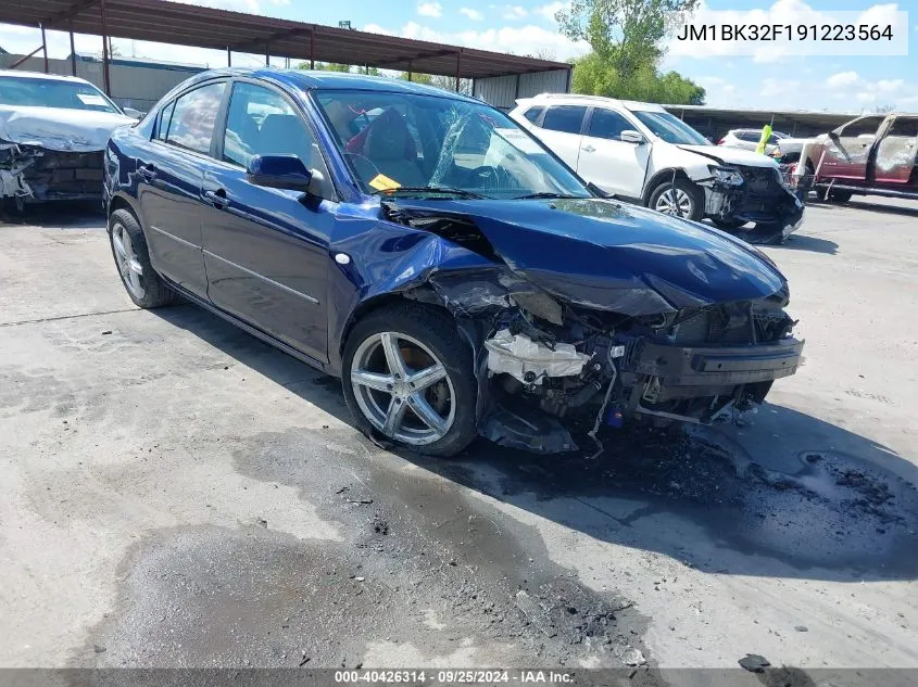 2009 Mazda Mazda3 I VIN: JM1BK32F191223564 Lot: 40426314