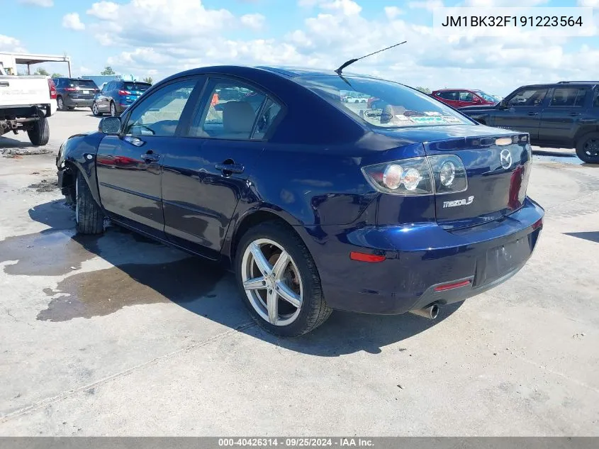 JM1BK32F191223564 2009 Mazda Mazda3 I