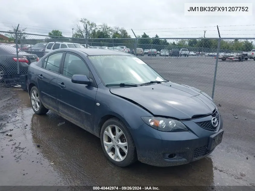 2009 Mazda Mazda3 I VIN: JM1BK32FX91207752 Lot: 40442974