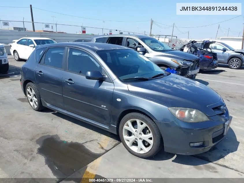 2009 Mazda Mazda3 S Sport VIN: JM1BK344891244438 Lot: 40451379