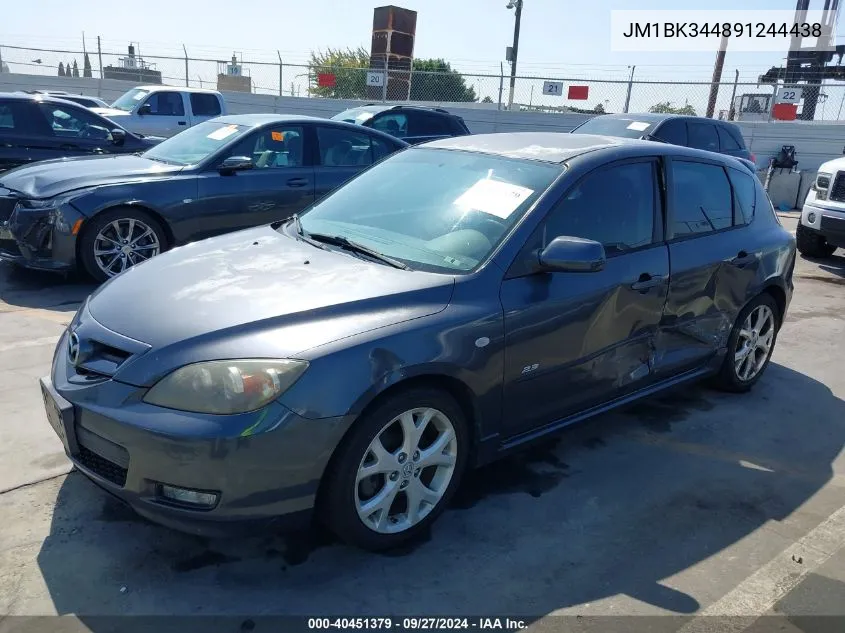 2009 Mazda Mazda3 S Sport VIN: JM1BK344891244438 Lot: 40451379