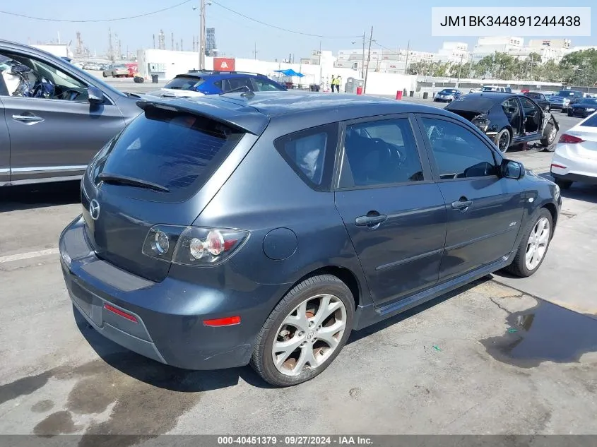 JM1BK344891244438 2009 Mazda Mazda3 S Sport