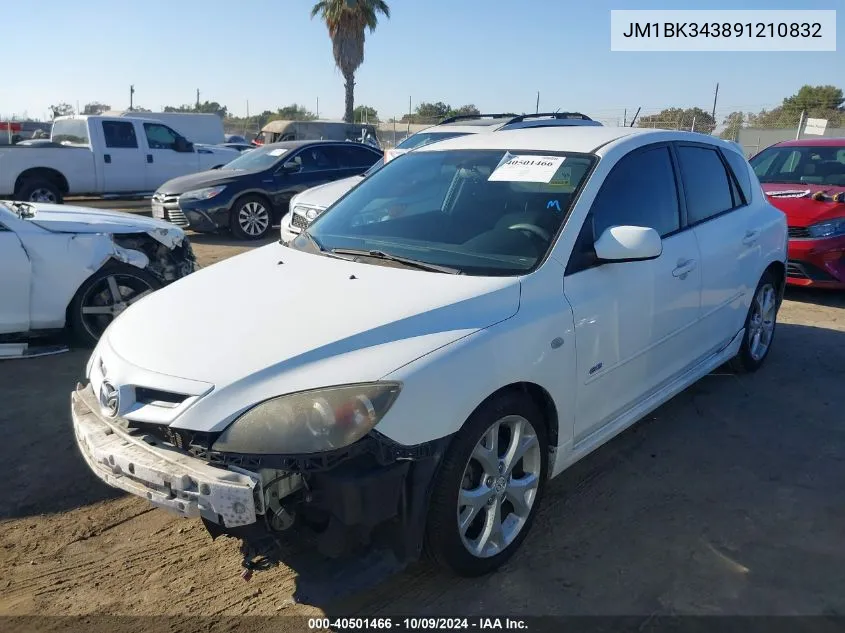 JM1BK343891210832 2009 Mazda Mazda3 S Sport