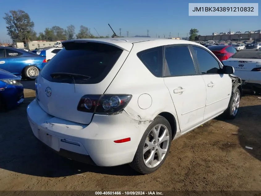 2009 Mazda Mazda3 S Sport VIN: JM1BK343891210832 Lot: 40501466