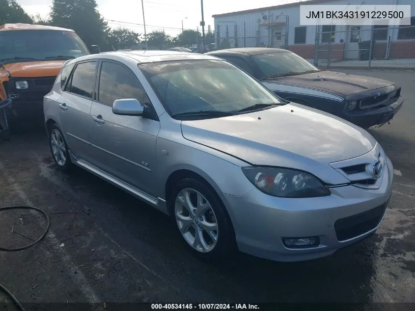 JM1BK343191229500 2009 Mazda Mazda3 S Sport