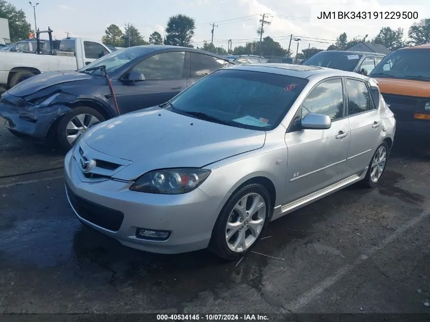 JM1BK343191229500 2009 Mazda Mazda3 S Sport