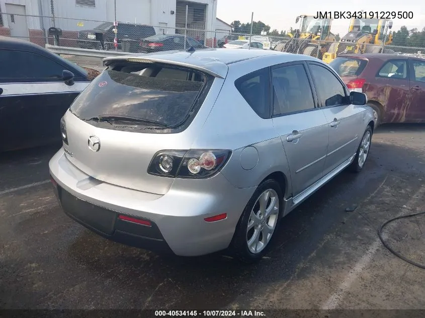 JM1BK343191229500 2009 Mazda Mazda3 S Sport