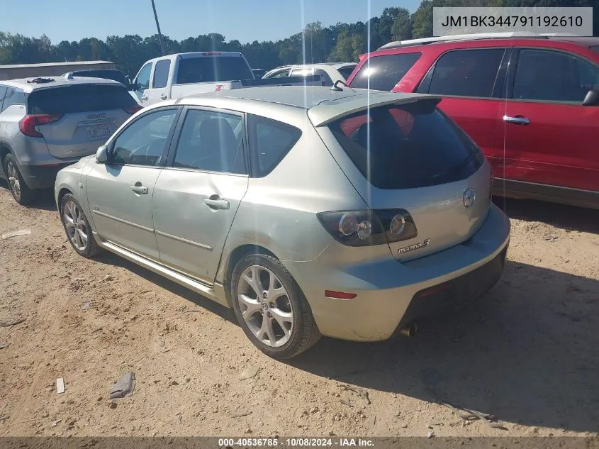 JM1BK344791192610 2009 Mazda Mazda3 S