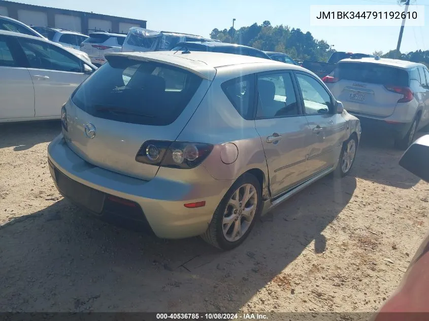 JM1BK344791192610 2009 Mazda Mazda3 S