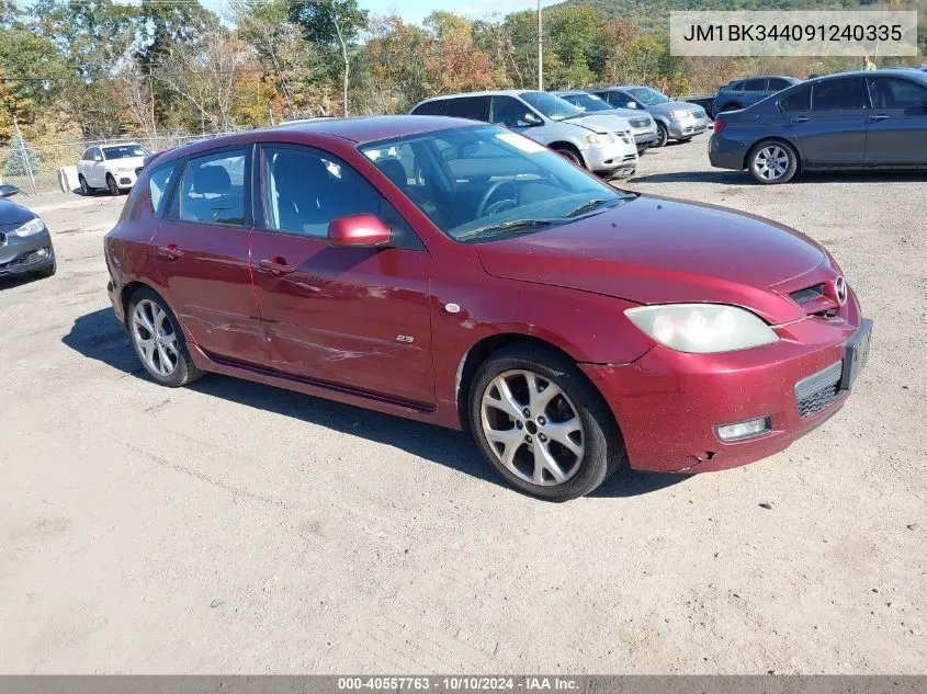 JM1BK344091240335 2009 Mazda Mazda3 S Touring