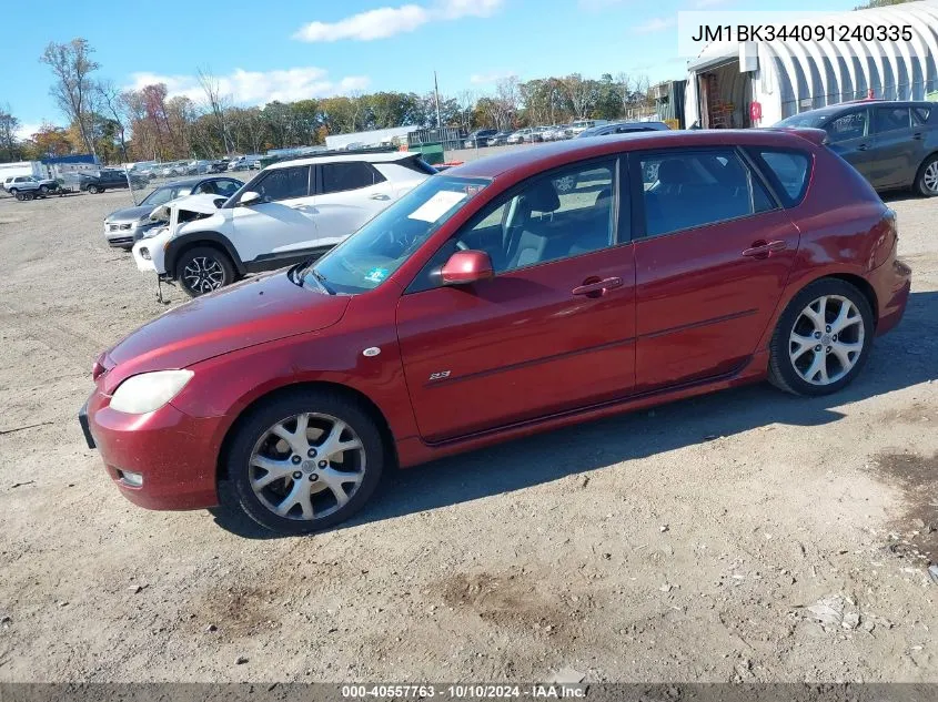 JM1BK344091240335 2009 Mazda Mazda3 S Touring