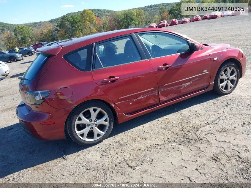 2009 Mazda Mazda3 S Touring VIN: JM1BK344091240335 Lot: 40557763