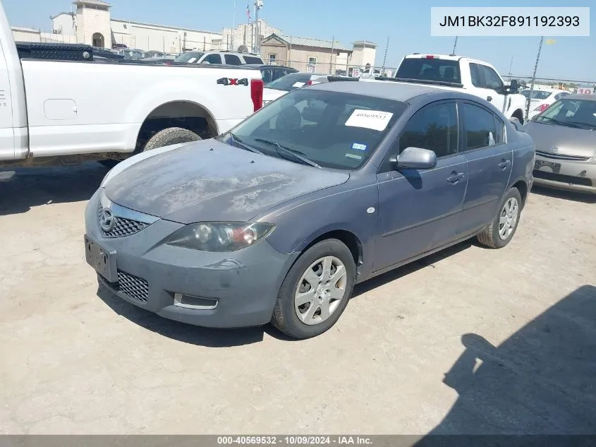 JM1BK32F891192393 2009 Mazda Mazda3 I Sport