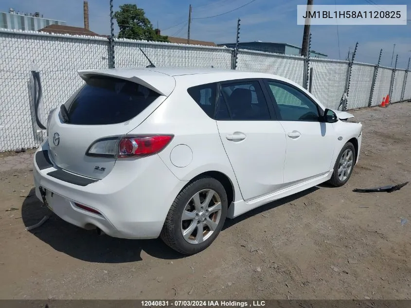 2010 Mazda 3 S VIN: JM1BL1H58A1120825 Lot: 12040831