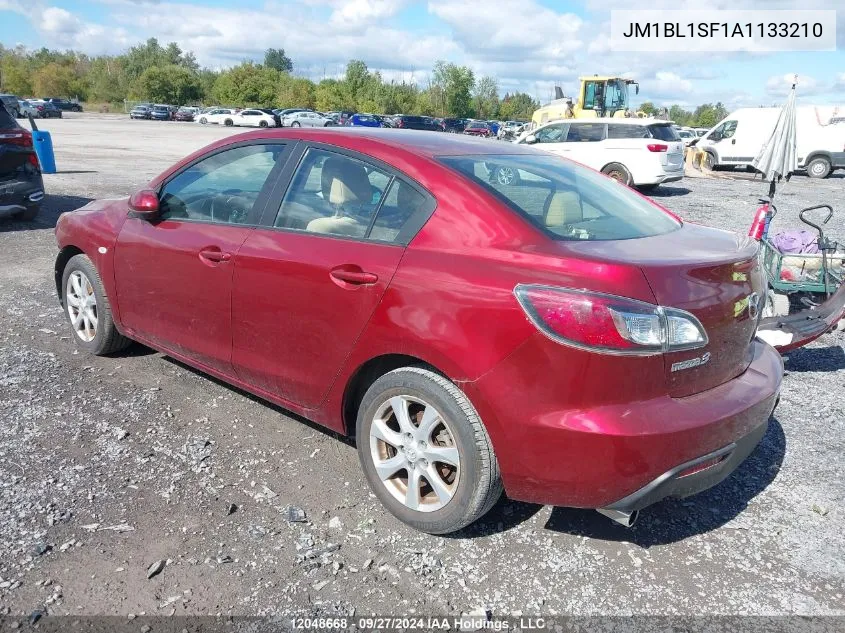 2010 Mazda Mazda3 VIN: JM1BL1SF1A1133210 Lot: 12048668