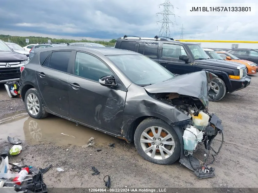 2010 Mazda 3 S VIN: JM1BL1H57A1333801 Lot: 12064964