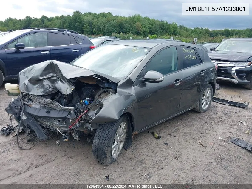 2010 Mazda 3 S VIN: JM1BL1H57A1333801 Lot: 12064964