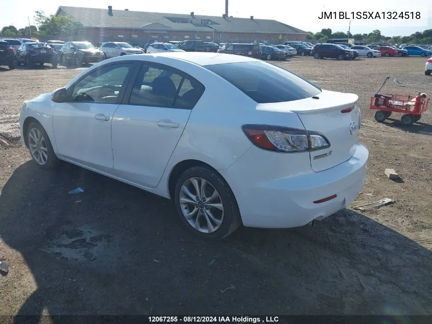 2010 Mazda 3 S VIN: JM1BL1S5XA1324518 Lot: 12067255