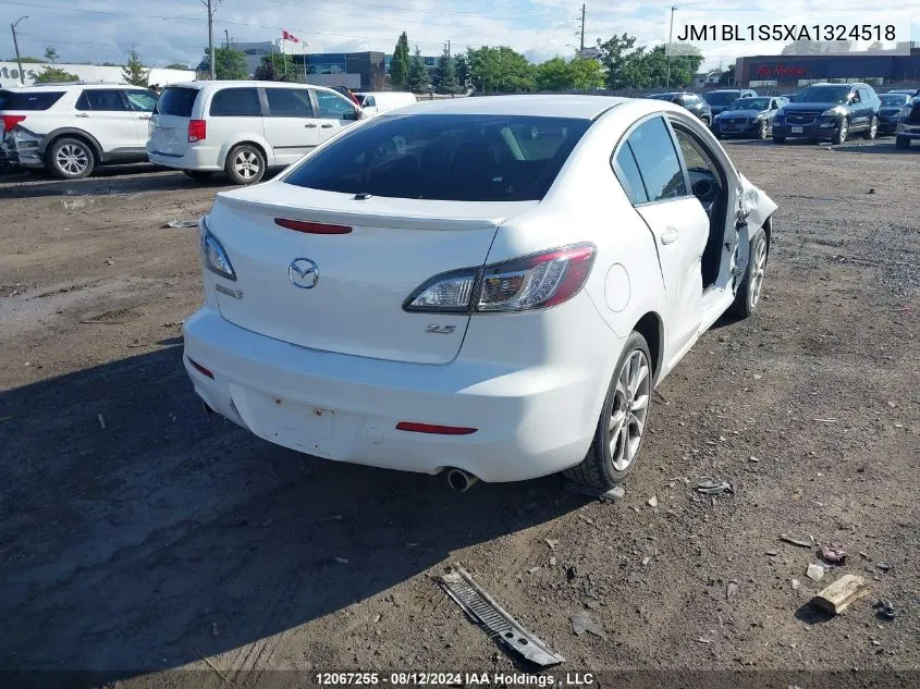 2010 Mazda 3 S VIN: JM1BL1S5XA1324518 Lot: 12067255