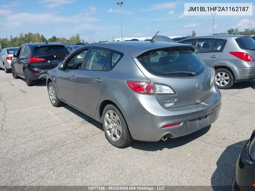 JM1BL1HF2A1162187 2010 Mazda 3 I