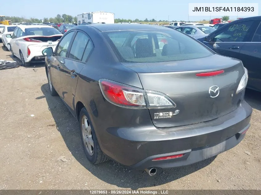 2010 Mazda Mazda3 VIN: JM1BL1SF4A1184393 Lot: 12079853