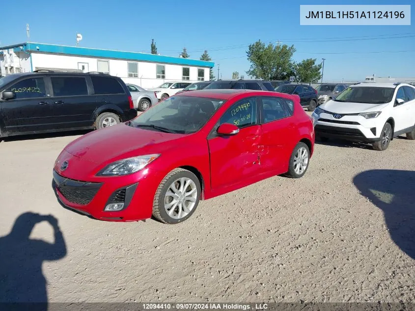 2010 Mazda Mazda3 VIN: JM1BL1H51A1124196 Lot: 12094410