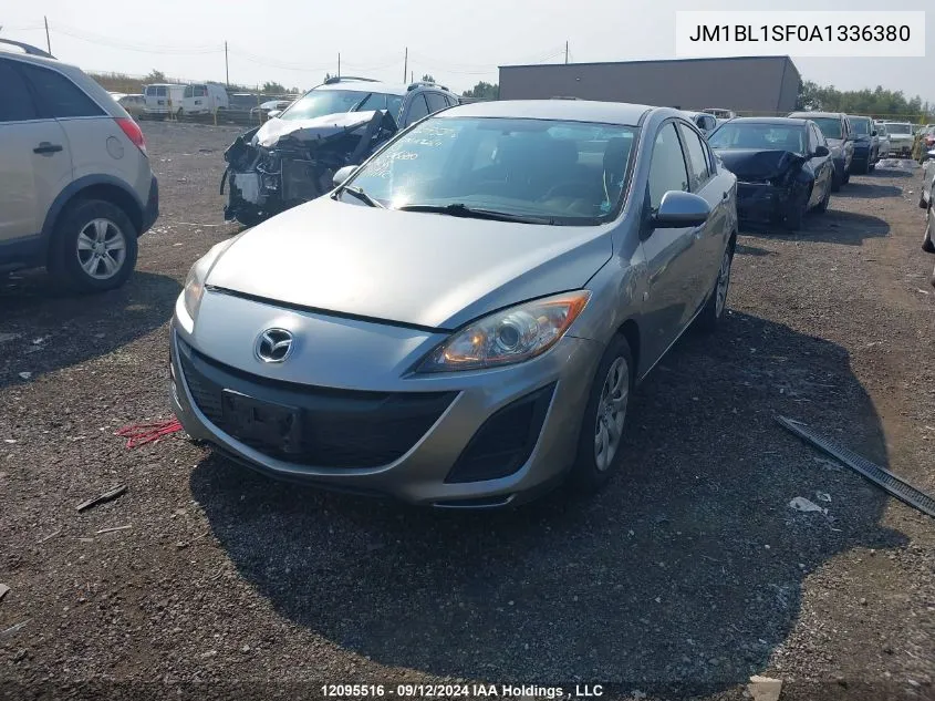 2010 Mazda Mazda3 VIN: JM1BL1SF0A1336380 Lot: 12095516