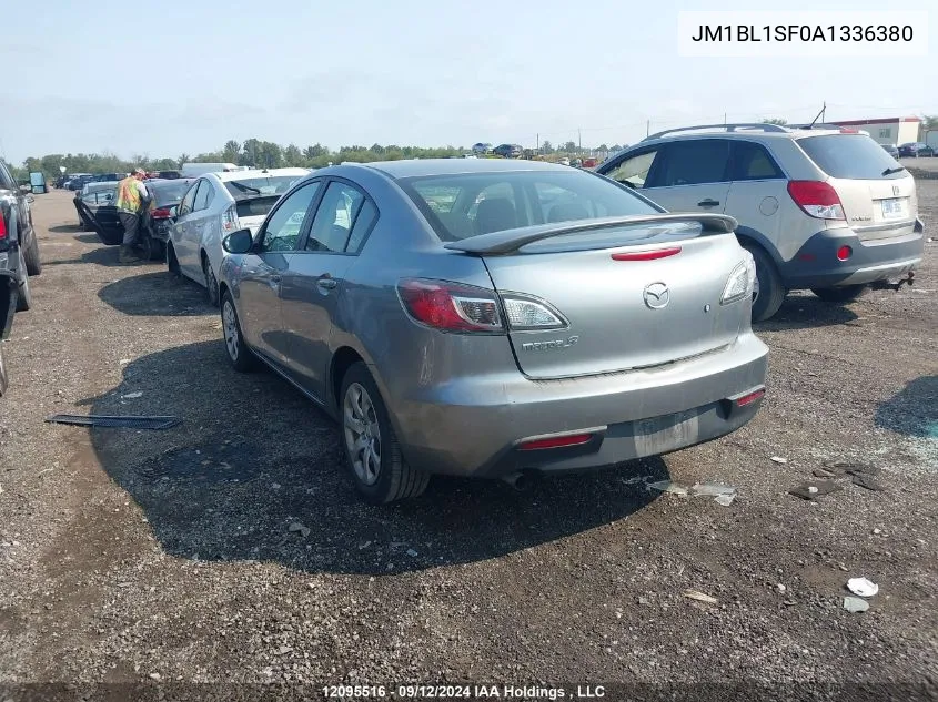 JM1BL1SF0A1336380 2010 Mazda Mazda3