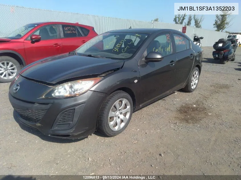 2010 Mazda 3 I VIN: JM1BL1SF3A1352203 Lot: 12096813