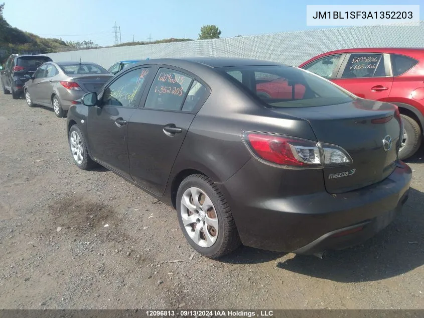 2010 Mazda 3 I VIN: JM1BL1SF3A1352203 Lot: 12096813