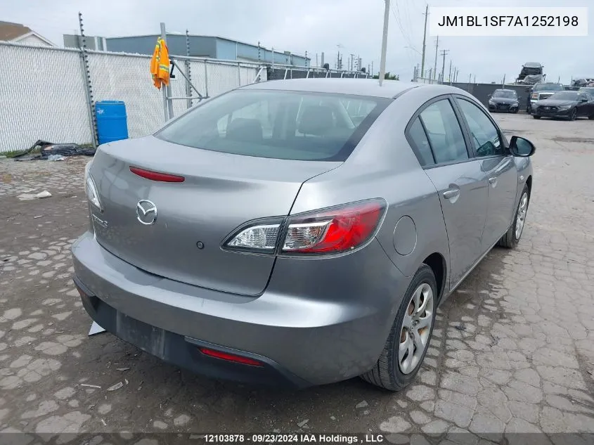 2010 Mazda Mazda3 VIN: JM1BL1SF7A1252198 Lot: 12103878