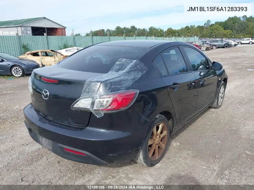 2010 Mazda Mazda3 VIN: JM1BL1SF6A1283393 Lot: 12108105