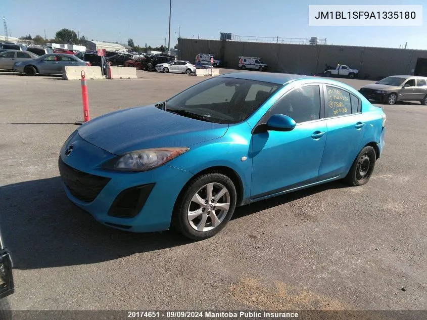 2010 Mazda Mazda3 Gs VIN: JM1BL1SF9A1335180 Lot: 20174651