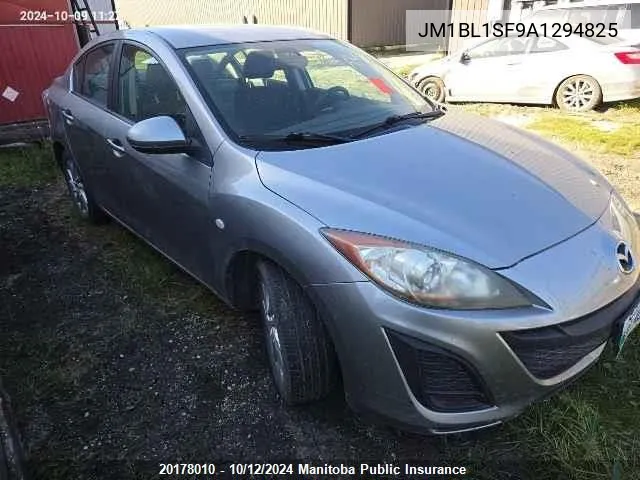 2010 Mazda 3 Mazda Gx VIN: JM1BL1SF9A1294825 Lot: 20178010