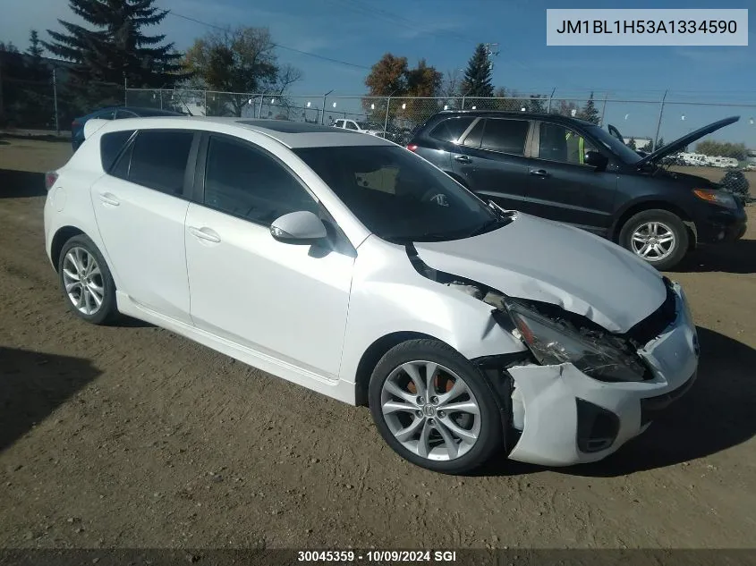 2010 Mazda 3 S VIN: JM1BL1H53A1334590 Lot: 30045359