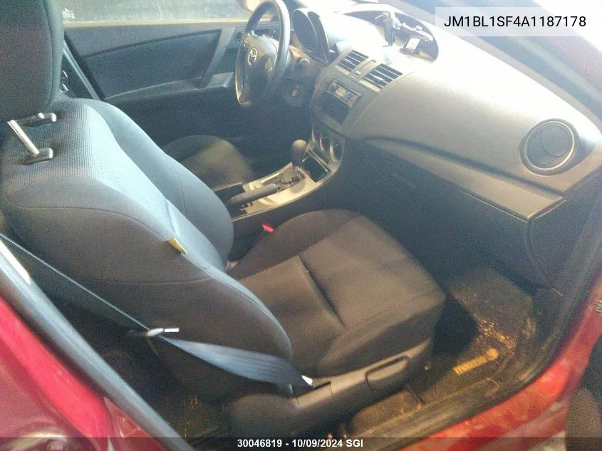 JM1BL1SF4A1187178 2010 Mazda 3 I