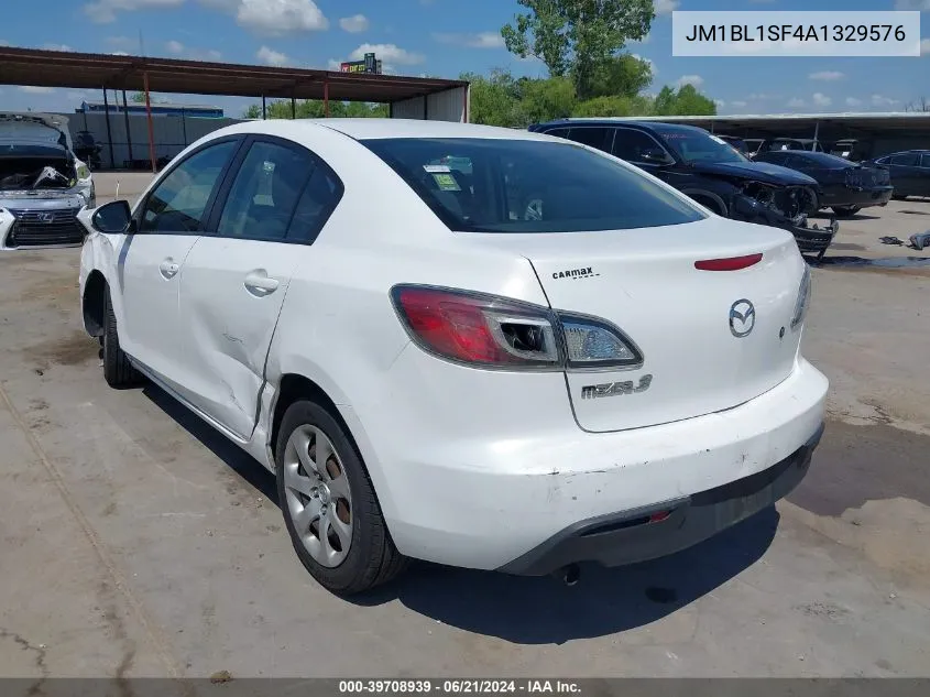 2010 Mazda Mazda3 I Sport VIN: JM1BL1SF4A1329576 Lot: 39708939