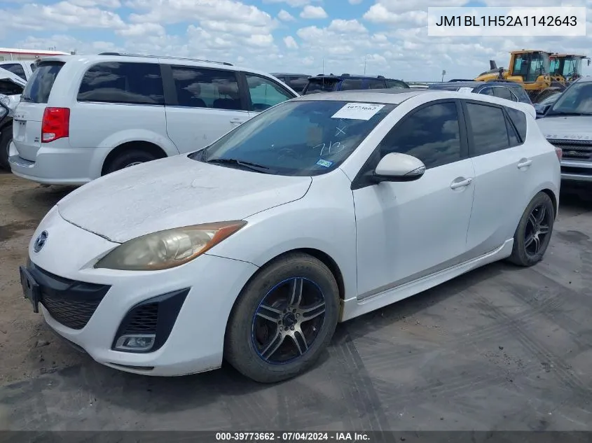 2010 Mazda Mazda3 S Sport VIN: JM1BL1H52A1142643 Lot: 39773662