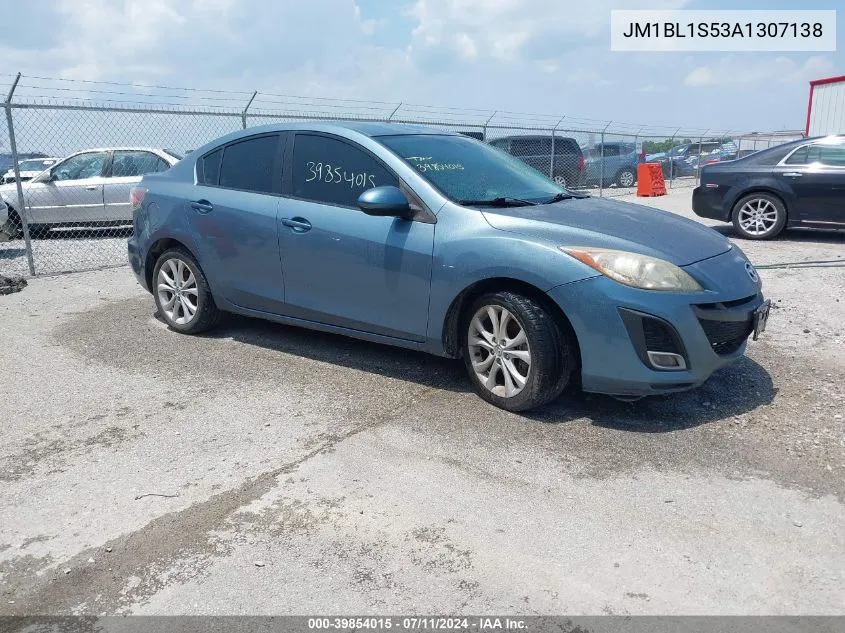 2010 Mazda Mazda3 S Sport VIN: JM1BL1S53A1307138 Lot: 39854015