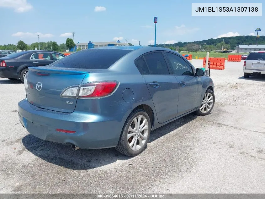 2010 Mazda Mazda3 S Sport VIN: JM1BL1S53A1307138 Lot: 39854015