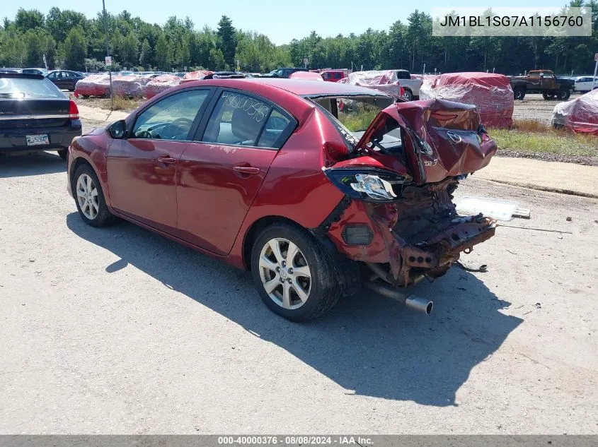 2010 Mazda Mazda3 I Touring VIN: JM1BL1SG7A1156760 Lot: 40000376