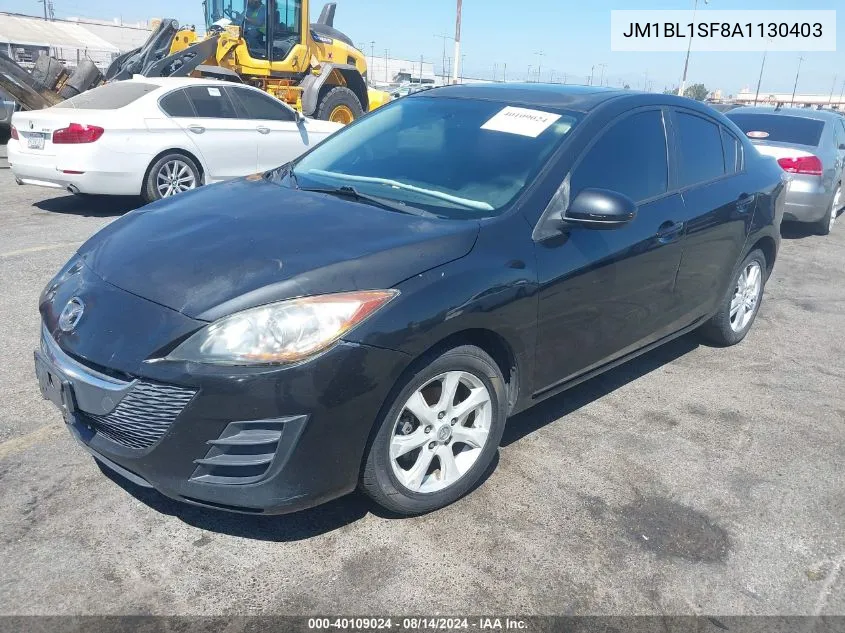 2010 Mazda Mazda3 I Touring VIN: JM1BL1SF8A1130403 Lot: 40109024